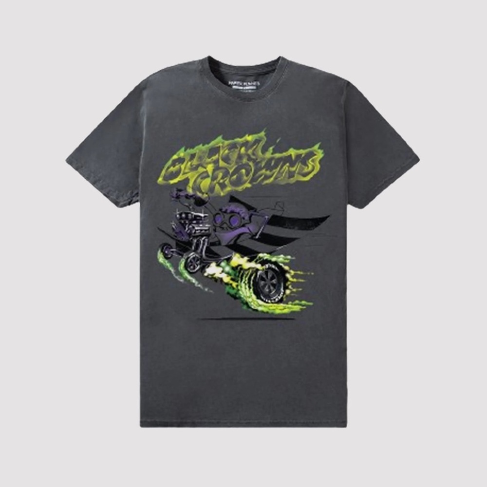 Mens Paper Planes Ip Holdings Black Crowns Tee - Sizes Vary - Gray